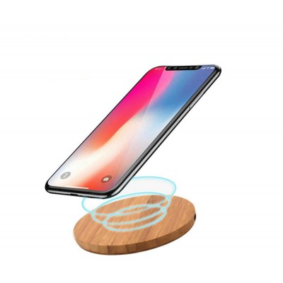 popular products 2019 hot sale wooden wireless phone charger wood